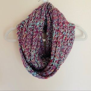 Cable knit infinity scarf